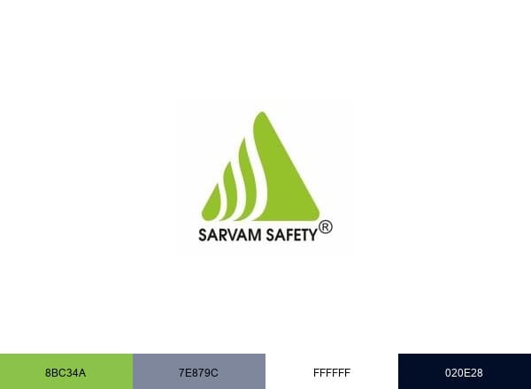 Sarvam Safety brand color palette