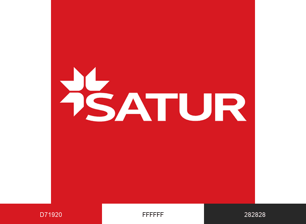 SATUR Travel brand color palette