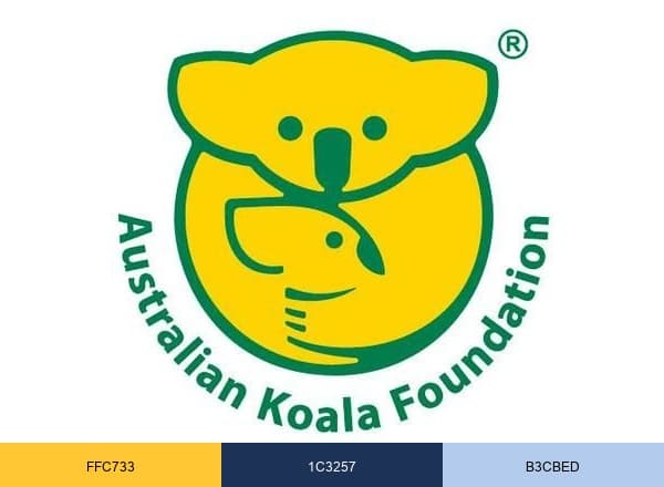 Save the Koala brand color palette