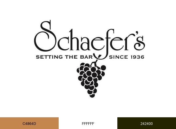 Schaefer's Wines brand color palette