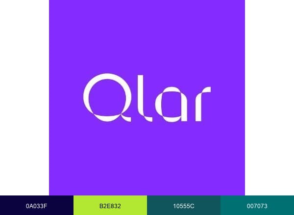 Qlar Group brand color palette