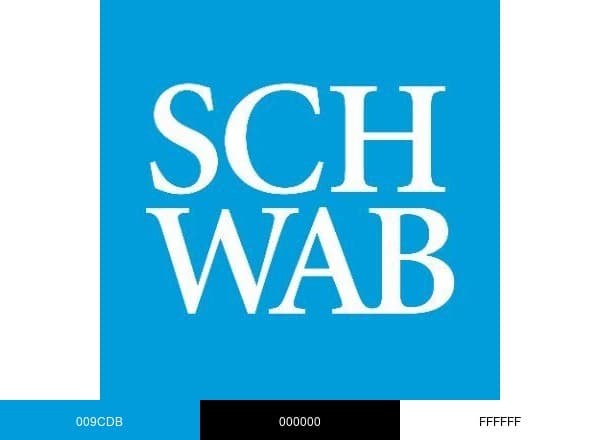 Charles Schwab Corp brand color palette