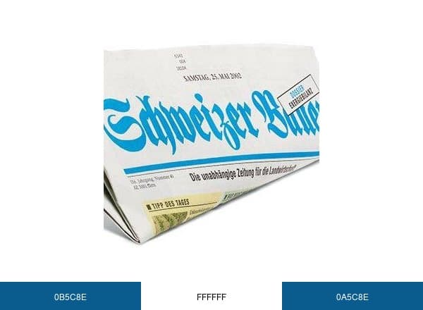 Schweizer Bauer brand color palette