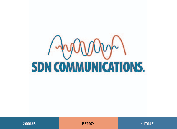 SDN Communications brand color palette