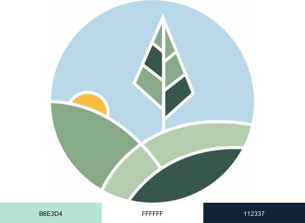 Seattle Sustainable Landscapes brand color palette