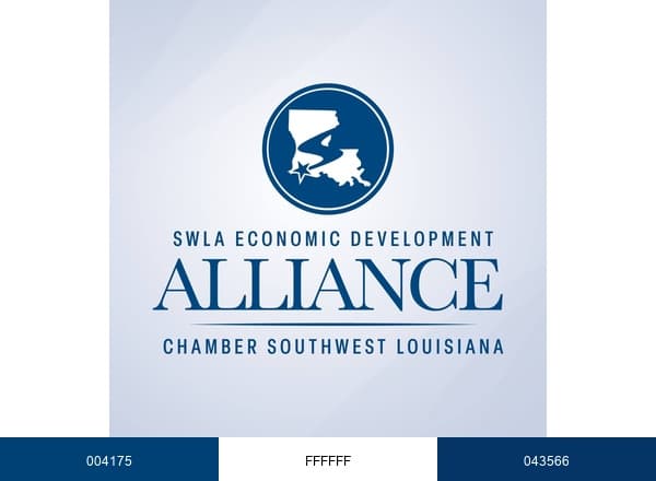 SWLA Economic Development Alliance & Chamber SWLA brand color palette