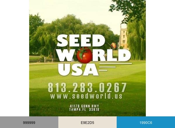 Seed World brand color palette