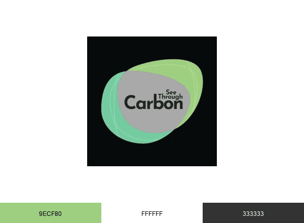 See Through Carbon brand color palette