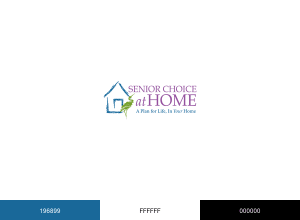 Senior Choice at Home brand color palette