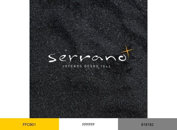 Serrano Joyeros brand color palette