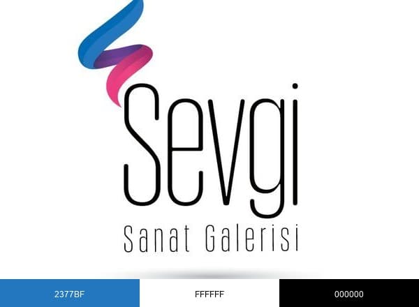 Sevgisanatgalerisi brand color palette