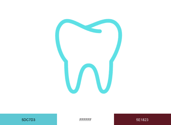 The Smile Center brand color palette