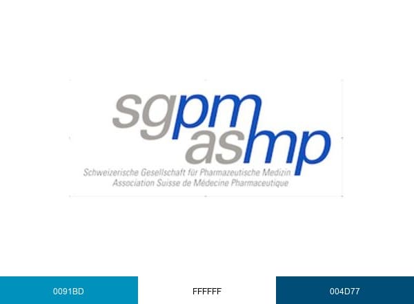 Swiss Society of Pharmaceutical Medicine brand color palette