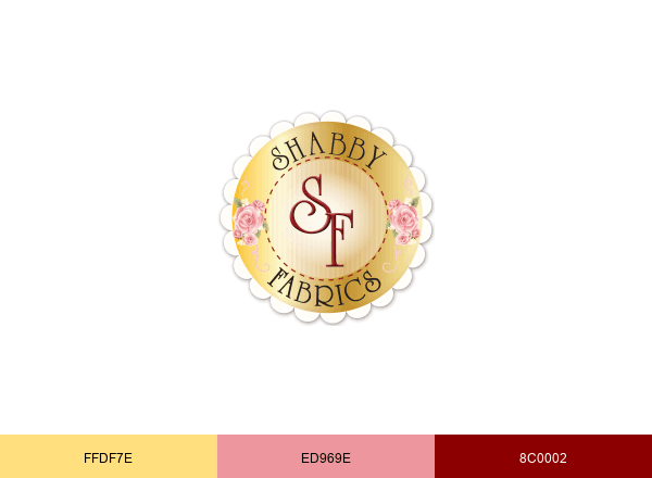 Shabby Fabrics brand color palette