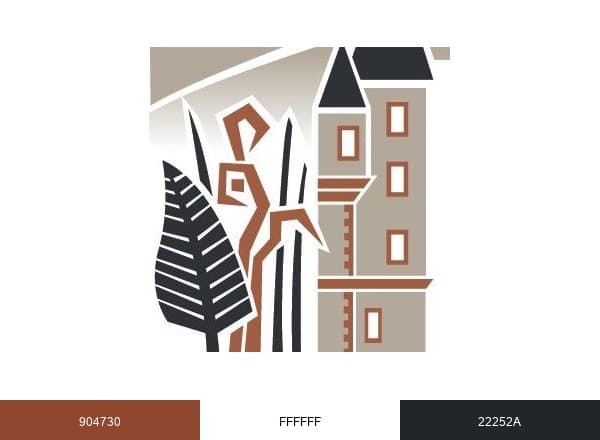 Shambellie House brand color palette