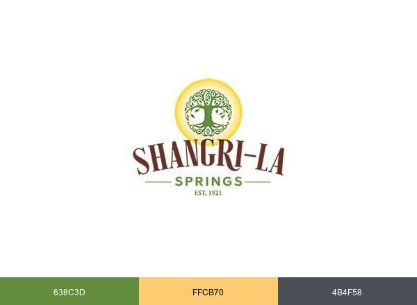 Shangri-La Springs brand color palette