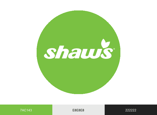 Shaw's Supermarket brand color palette