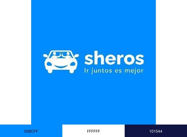 Sheros Ride brand color palette