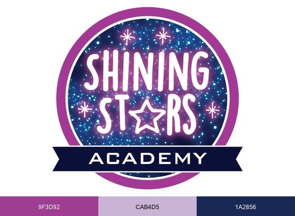 Shining Stars Academy - Round Rock brand color palette