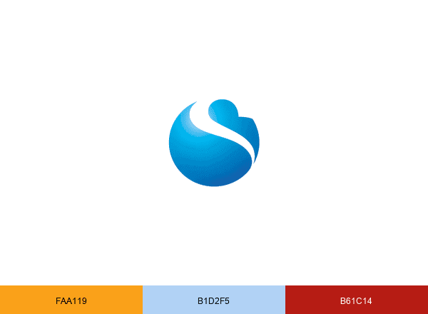 Shinsei Bank brand color palette