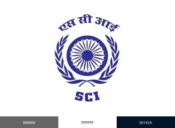 Shipping Corporation of India brand color palette