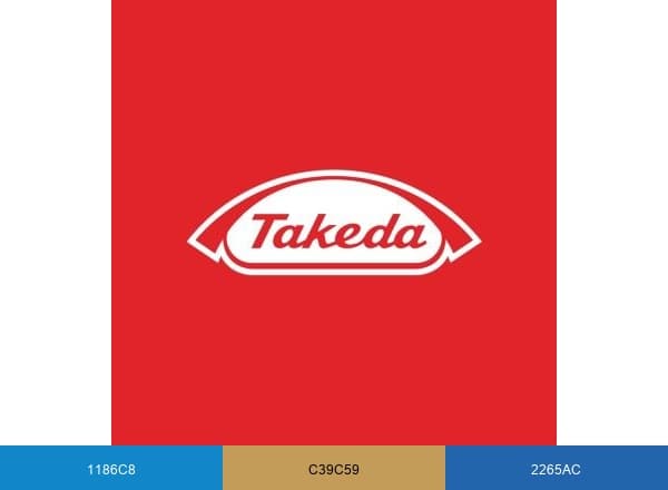 Takeda brand color palette