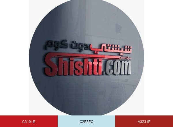 Shishti.com موقع فيب شيشتي brand color palette
