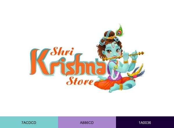 Shri Krishna brand color palette