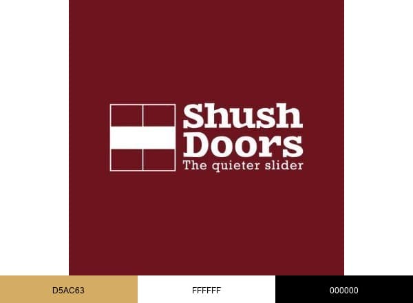 Shush Doors brand color palette