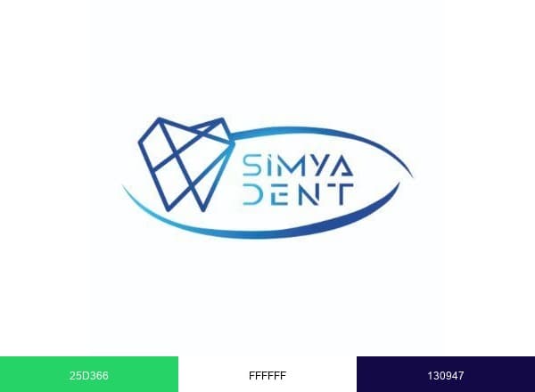 SimyaDent brand color palette