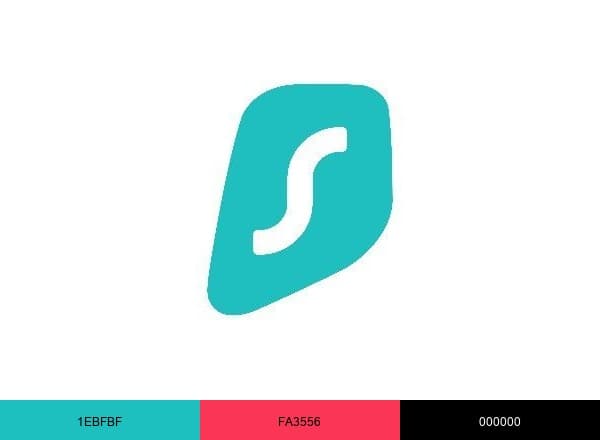 Surfshark brand color palette