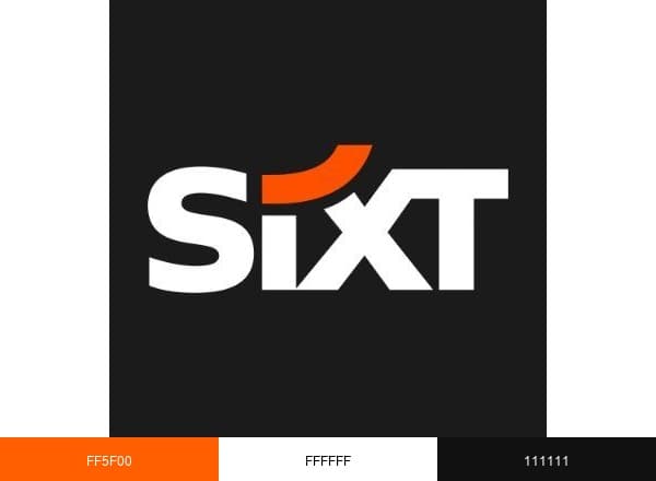 SIXT Group brand color palette