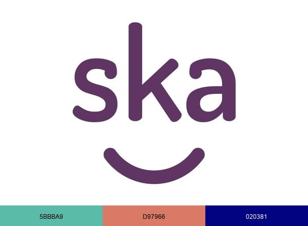 Ska Kinderopvang brand color palette