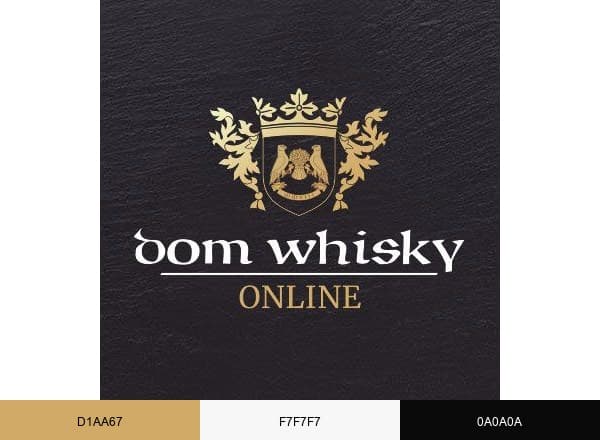 DomWhiskyOnline brand color palette