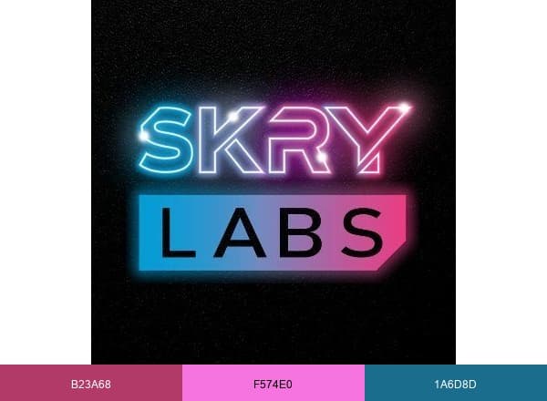 SkryLabs brand color palette