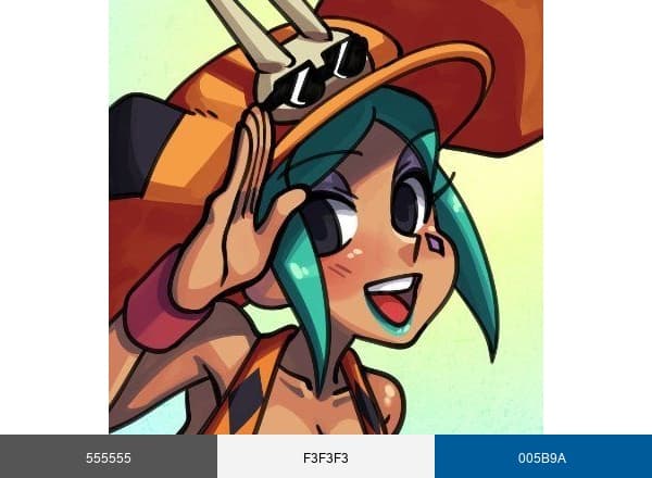 Skullgirls Mobile brand color palette