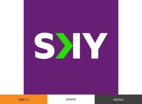 SKY brand color palette