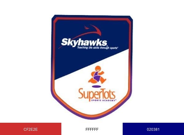 Skyhawks Sports Academy brand color palette