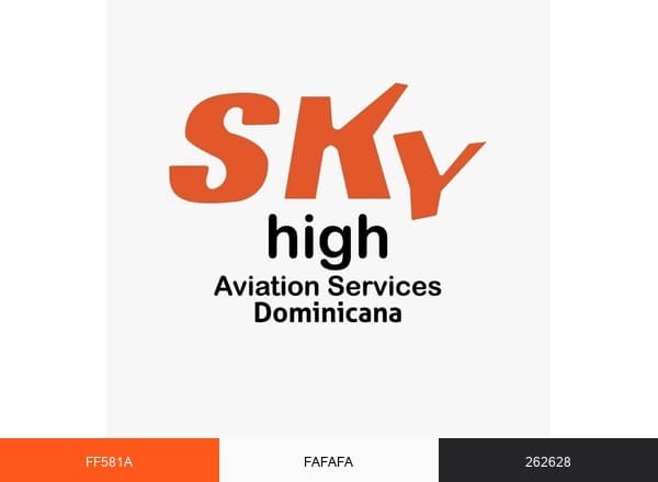 Sky High Aviation brand color palette