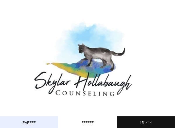 Skylar Hollabaugh Counseling brand color palette