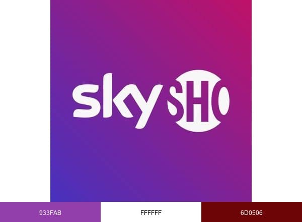 SkyShowtime brand color palette