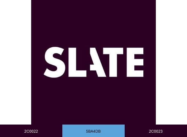 Slate.com brand color palette