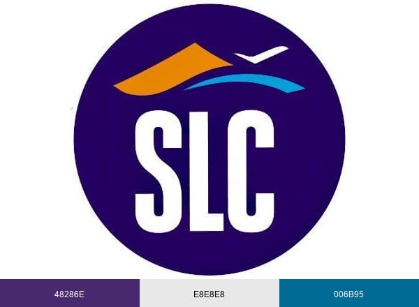 Salt Lake City Airport brand color palette