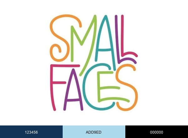 Small Faces brand color palette