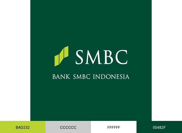 PT Bank SMBC Indonesia Tbk brand color palette