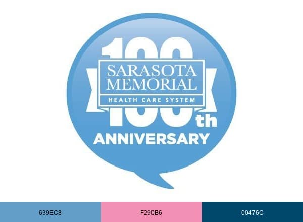 Sarasota Memorial brand color palette