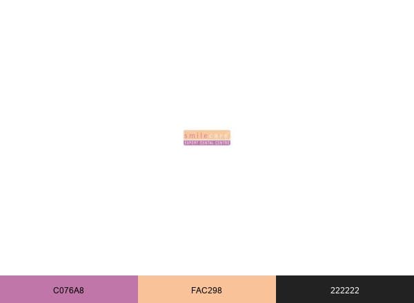 Smile Care India brand color palette