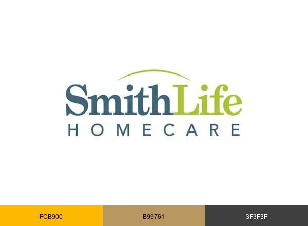 Smithlifehomecare brand color palette