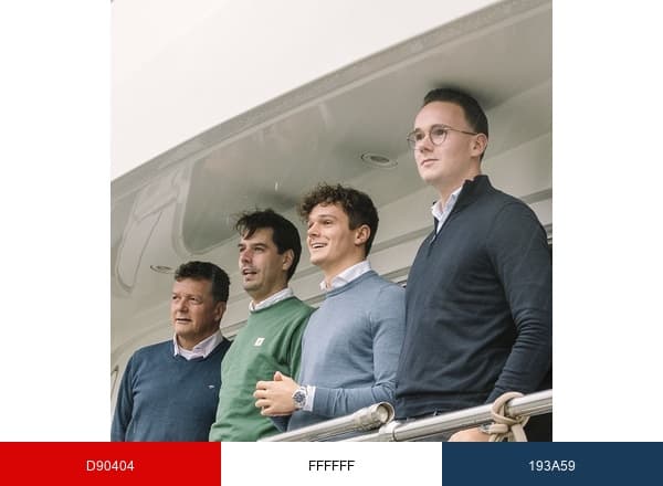 Smits Jachtmakelaardij brand color palette