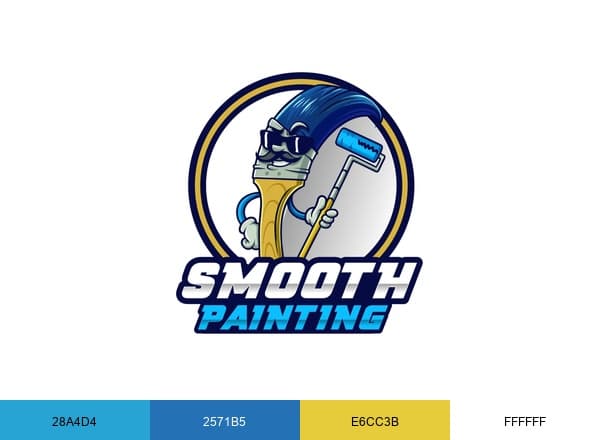Smooth Painting brand color palette